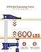 VEVOR Bar Clamps for Woodworking, 4-Pack 36 inch Opening, Lockable F-Clamp with 600 lbs Load Limit, 2-1/2 inch Depth, Cast Iron and Carbon Steel, Easy to Use, Wood Clamps for Woodworking Metal Working