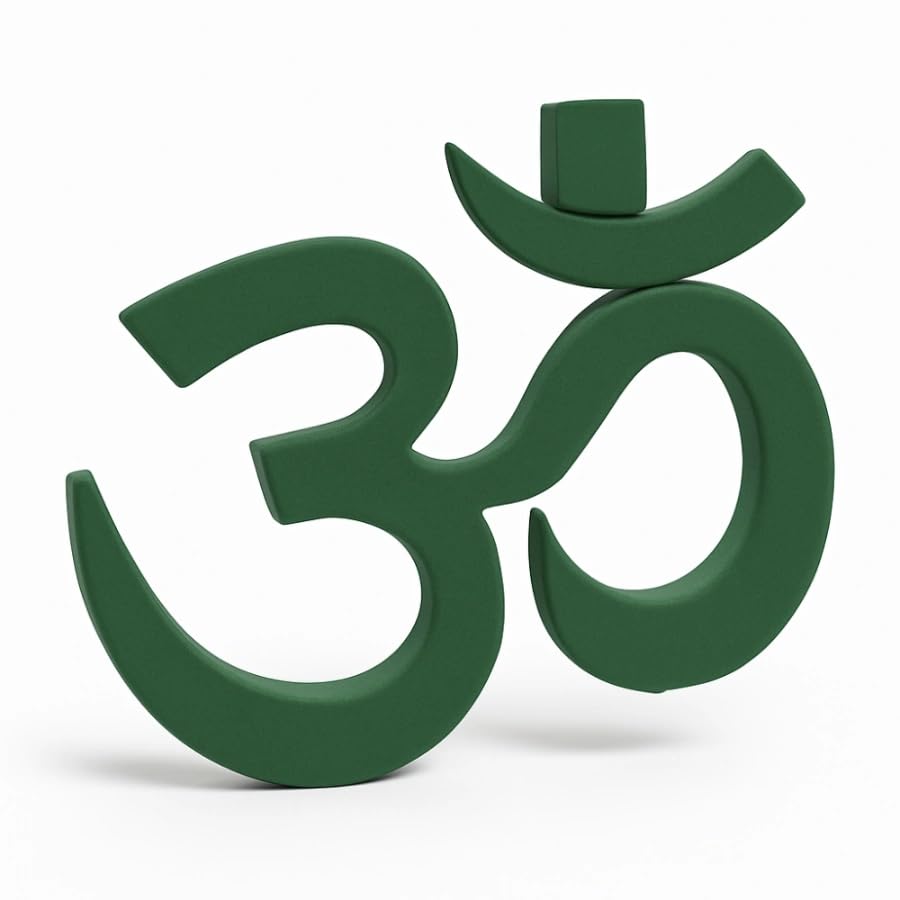 Oasis Floral Foam 2D OM Shape for Fresh & Artificial Flower Decoration - Wedding, Birthday, Anniversary, Party, Pooja, Festival (1 No) 12"x12" Green-image-43