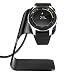 NANW Charger Compatible with Samsung Galaxy Watch 42mm 46mm Gear S3 (Not for Active), Replacement Charging Cradle Dock Station Adapter Holder Accessories with 4.2ft USB Charging Cable, Black