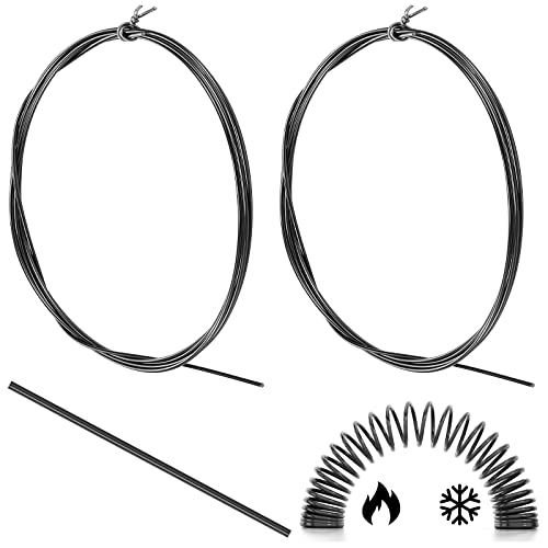 2 Pcs 5 Feet Shape Memory Nitinol Wire 1.0 mm 40° C (18ga 104 °F) Pre Trained Wire Nitinol Shape Memory Alloy for Research Labs Classroom Display