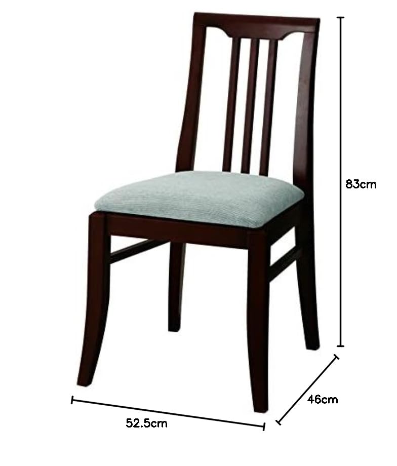 ダイニングチェア】桜屋工業｜ブラック×ダークブラウン