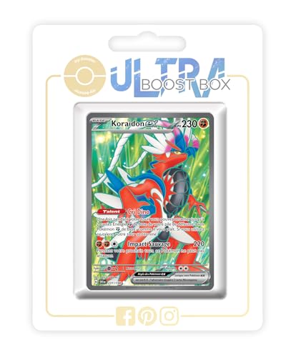 Koraidon ex 231/198 Full Art carte Pokémon secrète cadeau coffret Écarlate et Violet 1 français