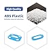 RT-TCZ for Jeep JL Light Blue Dome Light Cover Trim for Jeep Wrangler JL Gladiator JT 2018-2023 Light Blue Interior Accessories 3pcs