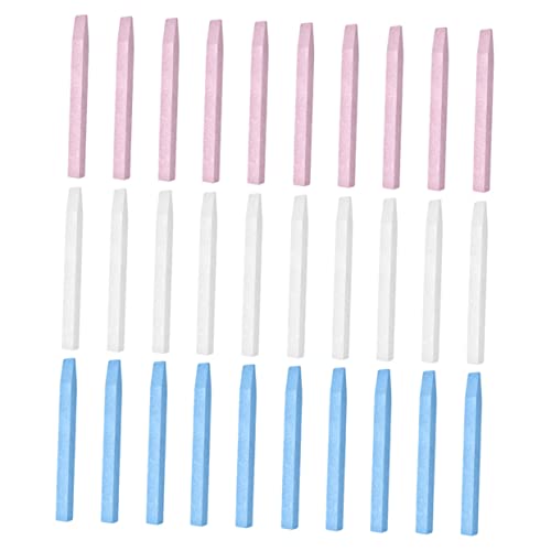 Healeved 30Pcs Nail Sanding Stone Sticks Professional Manicure Tools for Toenail and Fingernail Care Lightweight and Portable Nail Files for Home Salon Use