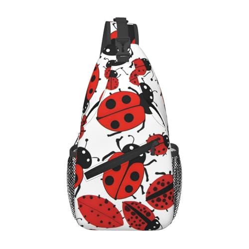 Sac de poitrine croisé grande capacité pour vos balades urbaines et voyages avec motif original