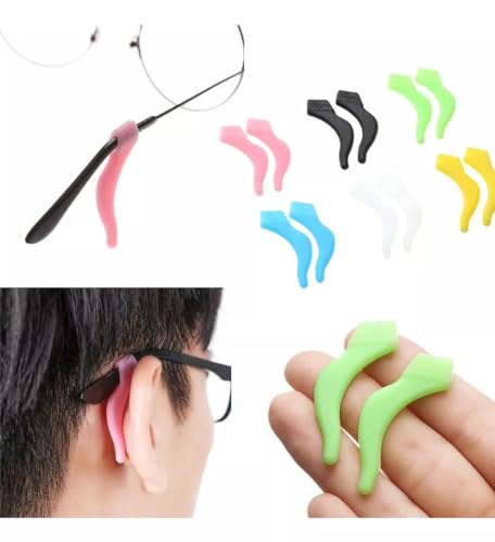 Stopper Suporte Gancho Para Segurar Óculos Silicone - preto