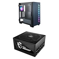 MSI MAG VAMPIRIC 300R Pacific Blue Mid-Tower PC Gehäuse + MPG A850GF PC-Netzteil