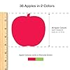 144 Pieces Fall Leaves, Pumpkins, and Apples Punch Out Paper Cutouts in Fall Colors, 2-Sided US Made Card Stock for Thanksgiving and Halloween Crafts, Bulletin Boards, Classroom Decor, Festive Events #5