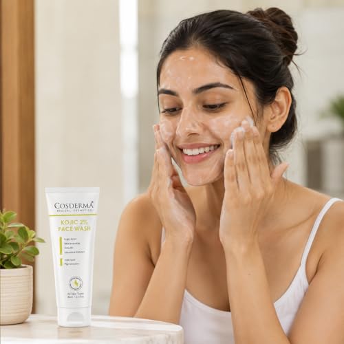 Image of Kojic Acid 2% Face Wash with Niacinamide, Arbutin & Liquorice | Brightening Daily Care Face Wash 80ml