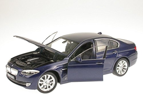Preisvergleich Produktbild BMW F10 535i 5er Reihe blau Modellauto Welly 1:24