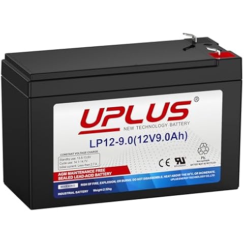 UPLUS LP12-9 12V 9Ah Rechargeable Battery Cover