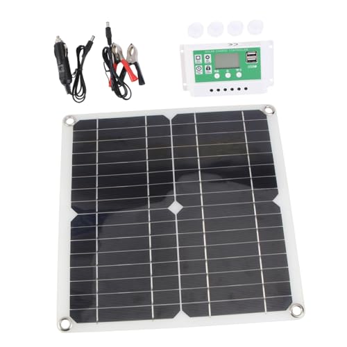 HANABASS 1set Flexible Solar Panel Charger Outdoor Solar Charging Device for Camping Hiking Portable Your Devices Convenient