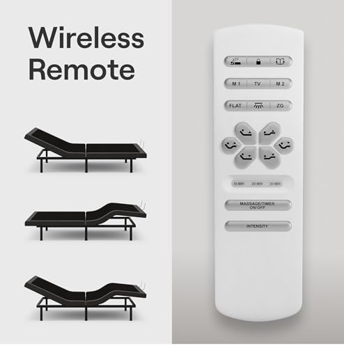 Image of Nectar Premier Adjustable Base - Full - Head & Foot Incline - Wireless Remote with Memory- 3 Massage Settings - 4 USB Ports - Anti-Snore & Zero Gravity