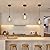COTTAGE LIFE Black Pendant Light Fixtures 2 Pack Industrial Pendant Light Fixture Metal Cage Pendant Lights Farmhouse Pendant Lighting for Kitchen Island Dining Room Pendant Lighting Fixtures