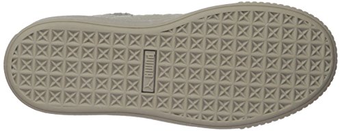 PUMA Women's Basket Platform En Pointe Wn Sneaker, Rock Ridge, 10 M US