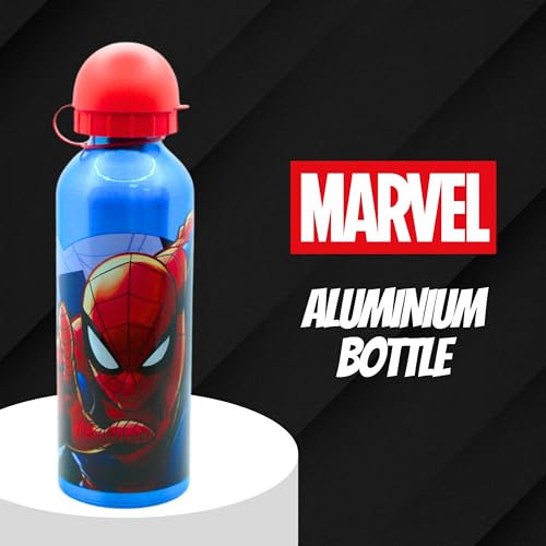 Gourde enfant incassable Spider-Man bouteille aluminium 500ml