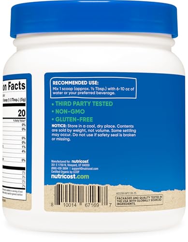 Foto de Nutricost Polvo de raíz de remolacha orgánica de 1 libra, superalimento, certificado USDA orgánico (imagen 5)