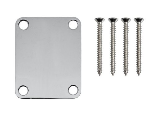 tF_[ USA p[c Fender NECK PLATE PLAIN CHROME AND BOLTS lbNv[g XN[t v[ 991447100 [sAi]