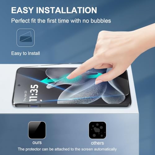 Image of OpenTech Military-Grade Tempered Glass Screen Protector Compatible For Motorola Moto G67 Power 5G / G57 Power 5G (6.7 inches) With Edge To Edge Coverage And Easy Installation Kit