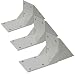 Produktbild Mendler 3er-Set Dachsparrenadapter für Kassetten-Markise T124, Dachsparren Halterung Adapter - weiß