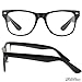 grinderPUNCH 2 Pack High Magnification Reading Glasses Strong Power Readers - 4.00-6.00 Black/+6.00