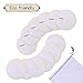Produktbild Chnaivy Waschbare Abschminkpads,12 STÜCK 3 Schichten 100% Baumwolle Makeup Entferner Pads mit Wäschebeutel,Waschbar und Wiederverwendbare Weiche Gesichts Pads Zero Waste Nachhaltige Abschminktücher