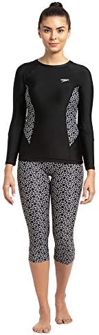 Speedo Women's Endurance Boomstar Printed Long Sleeve Suntop