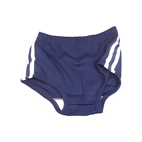 Cartasport Women's Athletic Briefs, Navy/White/White, 30-inch Cover