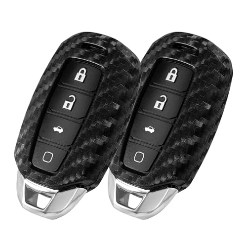 Fundas para mando Hyundai KONA antigolpes de silicona resistente de 4 botones