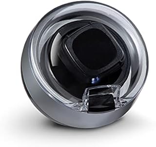 Klarstein St. Gallen ll Uhrenbeweger, Links- / Rechts- oder bidirektionaler Lauf, 4 Programme: 650/900 / 1200/1500 TPD, zuschaltbare LED-Beleuchtung, Touch-Bedienfeld, Silber