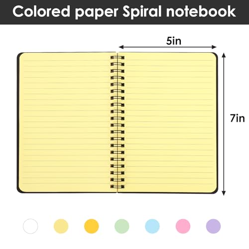 Carnets à spirales avec intercalaires couleur pour organiser vos notes - 3