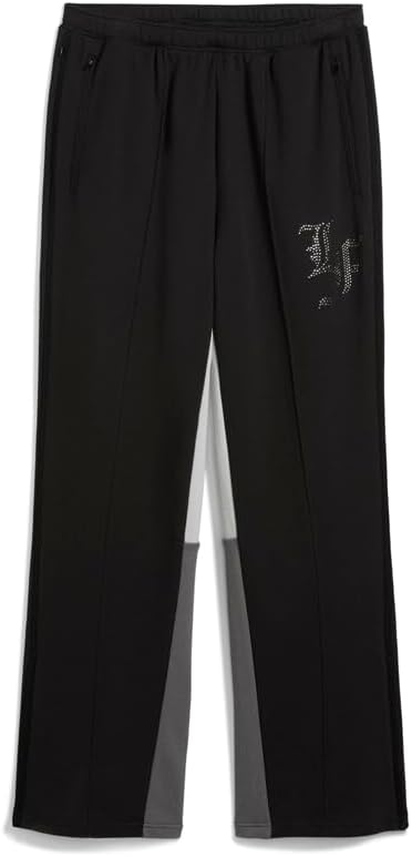 PUMA Mens Hoops X Lafrance Written in Chrome Pants Casual - Black