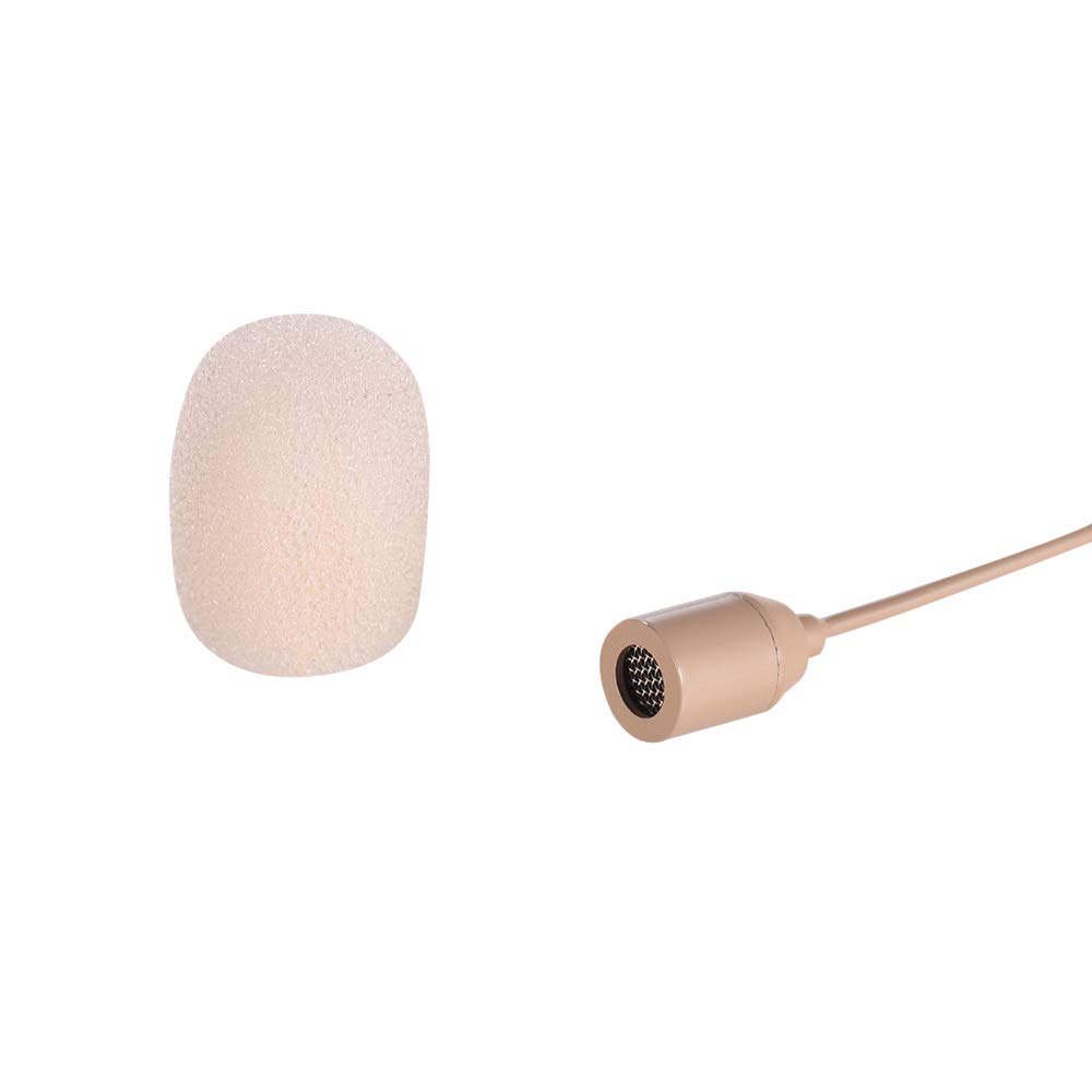 Microfono a condensatore con gancio per orecchio singolo leggero Spina da 3,5 mm per trasmettitore Bodypack