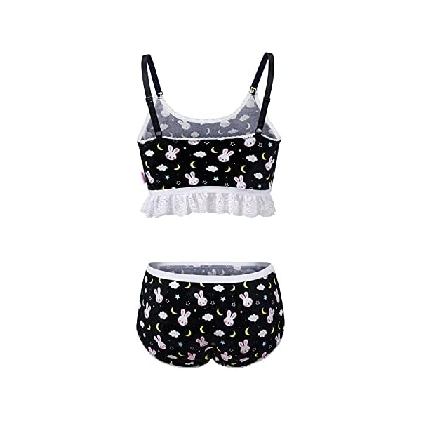 Littleforbig-Lacy-Trim-Damen-Nachtwaesche-Traeger-Nachtwaesche-Cami-Top-Shorts-Dessous-Bralette-Loungewear-Set-Snuggle-Bunny Littleforbig Lacy Trim Damen Nachtwäsche Träger Nachtwäsche Cami Top Shorts Dessous Bralette Loungewear Set - Snuggle…