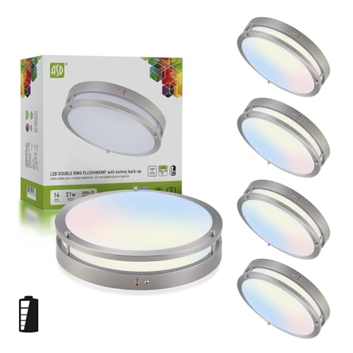 ASD LED 14" Round Flush Mount Lighting, Close to Ceiling