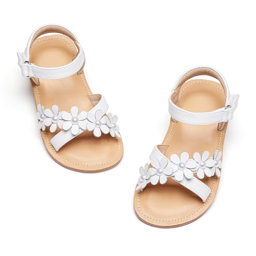 Image of GINFIVE Toddler Girls Sandals Girls Toddler Sandals Little Girls Kids Shoes