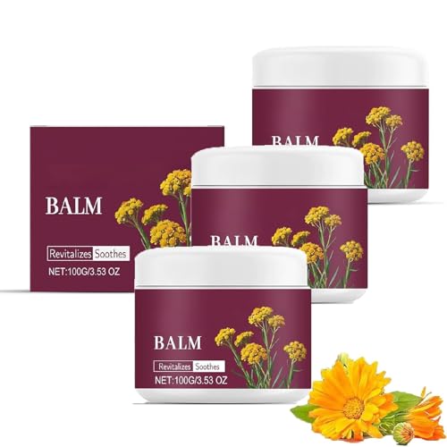 Baume hydratant corps et visage avec crème apaisante peaux sensibles et sèches (lot de 3)