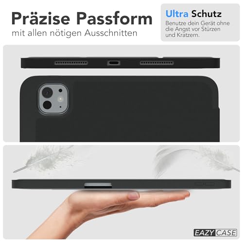 Étui de protection pour iPad Pro 11 2024 EAZY CASE noir avec porte-stylet smartcase - 6
