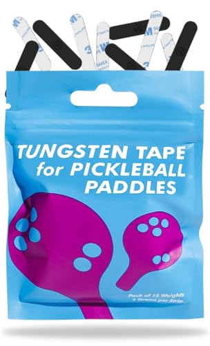DZrudun Pickleball Paddle Weights,10PcsTungsten Tape...