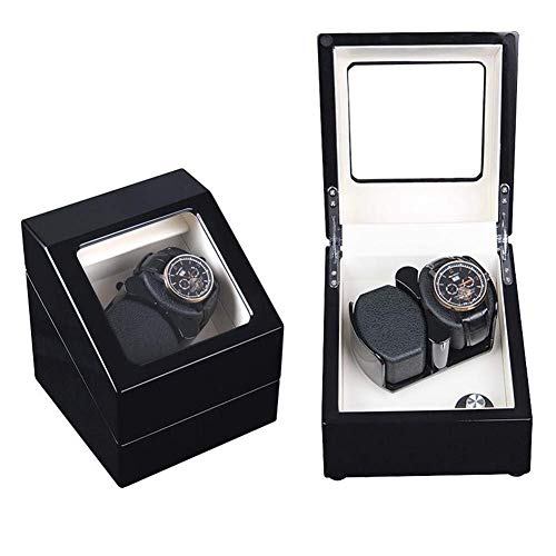 Enrouleur automatique double montres rotation deluxe wood