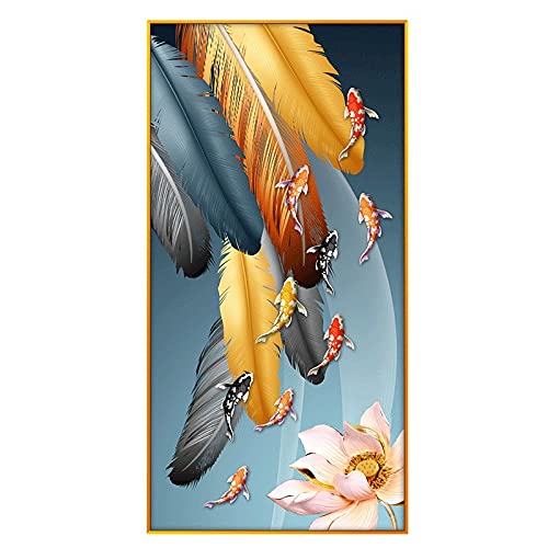 Peinture diamant 5D anti-stress grand format 70x140cm pour décorer un mur vide
