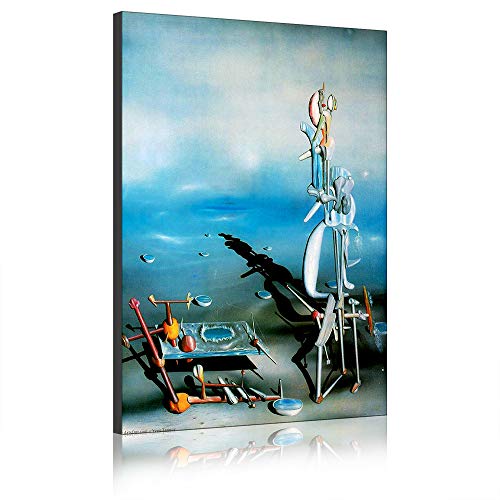 Yves Tanguy reproduction sur toile avec cadre 60x90cm art abstrait