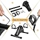 Pedaltrainer, Beintrainer für Zuhause, Leisem Motor, 6 Geschwindigkeitsstufen, Heimtrainer Senioren Rehabilitation Zuhause Fitnessgeräte (Schwarz)