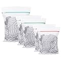 Flintronic Sacchetti per Biancheria in Rete 5PCS, Sacco Organizzatore per Lavatrice con Cerniera Premium, per Camicette Delicate, Calzini, Biancheria Intima, Reggiseno, Biancheria Intima per Neonati…