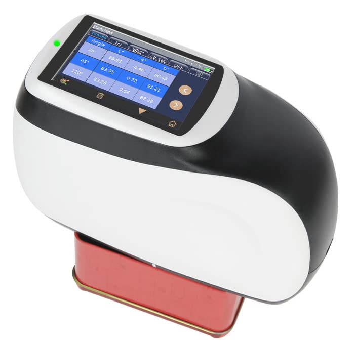 Spectrophotometer Multi-Angle Spectrum Analyzer Color Matching Instrument with Wavelength Range 400nm-700nm Measurement Range 0-600% Measuring Aperture Φ12mm