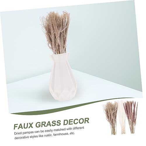 60 Peças Decoração Grama De Pampas Para Vaso De Chão Grama De Pampas Natural Buquês De Cana Seca Sec