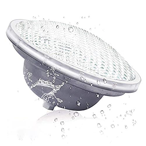Toplanet Par 56 Led Piscine 24W Lampe Led Submersible Imperméable IP68 Safe AC 12V pour Swimming Pool Fontaine Éclairage Étang Décoration
