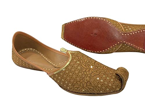 Sherwani Shoes for Men Wedding Handmade Punjabi Leather Jutti Ethnic Mojaris for Men's4