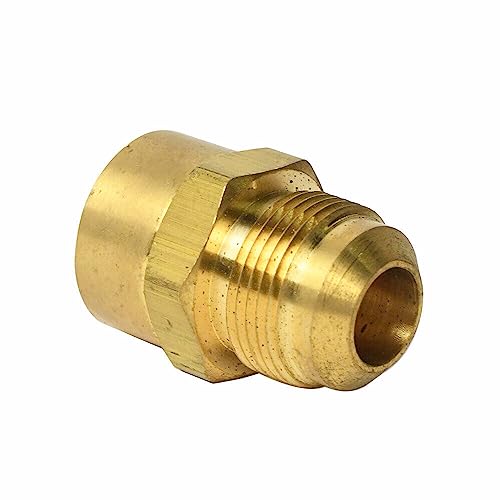 LEFITPA Replacement #46 15/16 Inch Male Flare x 3/4 Inch FIP Flare to Female Pipe Adapter - Steel for PrimeX 81015