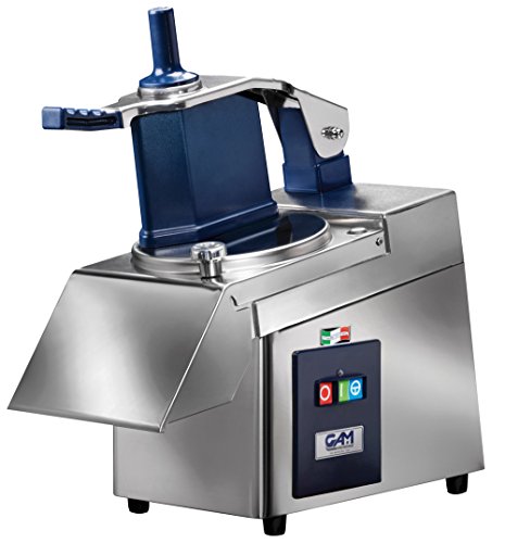 GAM Cuocojet A2 - Cortador de verduras (acero inoxidable, 230 V, 0,55 kW, con orificio de plástico y disco de expulsión)